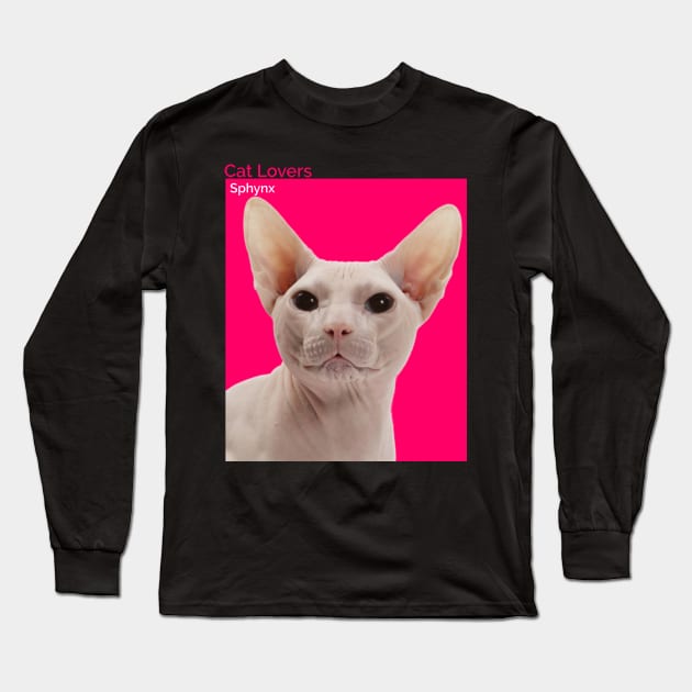 Cat Lovers Sphynx Long Sleeve T-Shirt by cecatto1994